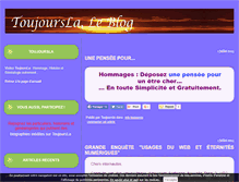 Tablet Screenshot of leblogdetoujoursla.com